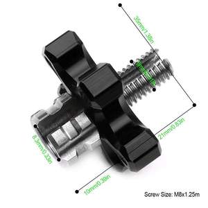 Tornillo de Embrague para Motocicleta, Universal, de Aleación de Aluminio CNC, Cable de Ajuste de Embrague, Servicio CNC Personalizado - Product Image 3