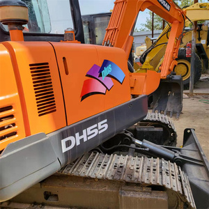Used Doosan DH55 Excavator 2023 Mini Crawler Digger 5.5 Ton 0.3 M3 Bucket Engine & Pump for Construction and Farm Work - Product Image 2