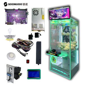 Offre Spéciale Vente en Gros Machine à griffes d'arcade à monnayeur avec écran LCD, attrape-jouets vidéo pour animaux en peluche, <span class=keywords><strong>grue</strong></span> de jeu en métal 220V 110V - Product Image 2
