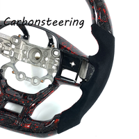 Accessoires pour Kia : Volant de voiture en fibre de carbone forgée sur mesure pour K5 5ème génération GT GT-Line DL3 OEM, amélioration intérieure sportive en forme de D