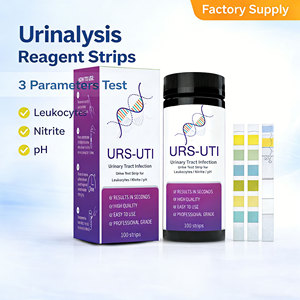 Test <span class=keywords><strong>urinaire</strong></span> à domicile <span class=keywords><strong>pour</strong></span> les infections urinaires : bandelettes de test d'urine <span class=keywords><strong>pour</strong></span> leucocytes, nitrites et pH - Product Image 1