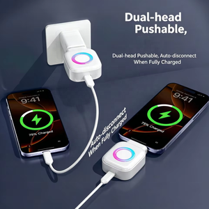 Adattatore di ricarica intelligente AI da 140W con spegnimento automatico, caricatore rapido <span class=keywords><strong>USB</strong></span>-C con disconnessione AI a carica completa per telefono e altri dispositivi - Product Image 3