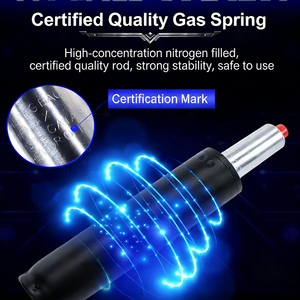 Silla de Oficina Ergonómica Moderna y Contemporánea, Giratoria 360°, con Ruedas, <span class=keywords><strong>Altura</strong></span> Ajustable, Marco Mejorado de Acero Inoxidable - Product Image 4