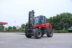 Carretilla elevadora todoterreno diésel de 3,5 toneladas con altura de elevación de 4-6 metros y modelo de tracción en las 4 ruedas a la venta a bajo precio - Product Image 4