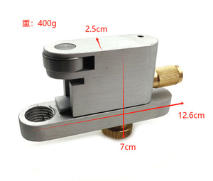 เครื่องมือทำไวโอลินสำหรับทำร่องขอบไวโอลินแบบขายส่ง พร้อมตัวเลือกเครื่องมือนำร่องรูเสียงขอบสแตนเลส สำหรับช่างทำไวโอลิน - Product Image 5