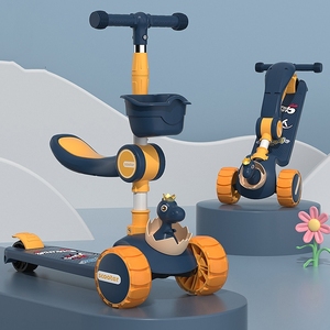 Monopattino a 3 Ruote per <span class=keywords><strong>Bambini</strong></span>, Mini Scooter con Luci e Musica, <span class=keywords><strong>Skateboard</strong></span> per <span class=keywords><strong>Bambini</strong></span> - Product Image 4