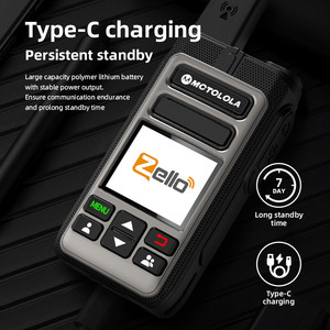 Radio <span class=keywords><strong>de</strong></span> Telecomunicaciones Profesional con Tarjeta SIM, Red WiFi, Tipo C, 4G, 3G, 2G, Zello, 555, Walkie Talkie Android - Product Image 6