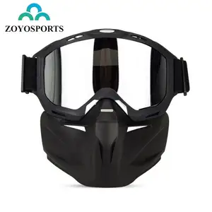 ZOYOSPORTS pare-brise masque cross-country lunettes protection étanche casque thermique lentille réglable lunettes de moto