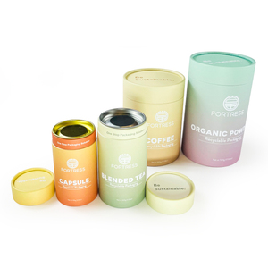 Tùy chỉnh cấp thực phẩm bao bì các tông Vòng giấy kraft Hộp ống với thiết kế sáng tạo - Product Image 5