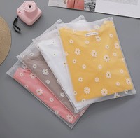 Sac à fermeture éclair en LDPE mat avec Logo de couleur noire pour vêtements, sac en plastique à la mode, emballage de Bikini, emballage personnalisé PE accepté