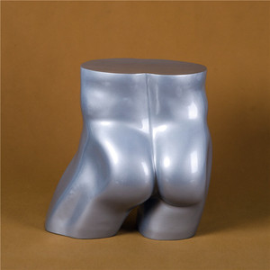 Mannequin hommes, tenues adaptées au bas du corps, short et présentoir, en or rose, à la hanche masculine - Product Image 6
