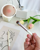 Ensemble de pinceaux de maquillage multifonctionnel pour femmes, 3 pièces, produits cosmétiques de bonne qualité, maquillage quotidien, portable, adapté aux voyages