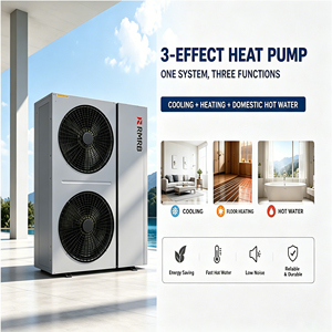Pompe à chaleur 08ZS/R32/21.5kW pour chauffage, refroidissement et eau chaude sanitaire A+++ Faible bruit 380V ERP CB CE EU Maison américaine - Product Image 6