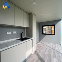 Maisons conteneurs modulaires de luxe préfabriquées de 40 pieds, capsules spatiales, hôtels modernes, camping mobile, capsules de couchage, cabines Apple