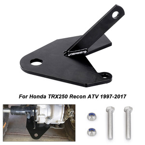 Gancho de remolque de hierro negro Ts-301 para motocicleta Honda Trx 250, 3 orificios de montaje Yc101892-Bk - Product Image 3