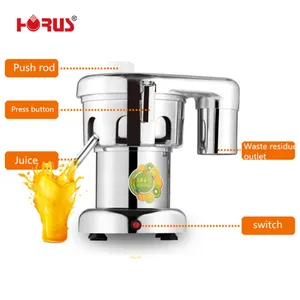 Horus 80-100kg/h Output Fruit Juice Extractor with Reliable Motor and Engine for Restaurants Food Shops Home Use