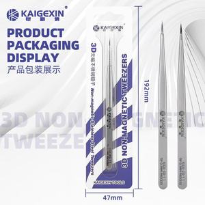 Pinzette Industriali Non Magnetiche in Acciaio Inossidabile KGX-5D-11, Pinze di Alta Precisione per Cavi Volanti per <span class=keywords><strong>Cellulari</strong></span> Elettronici - Product Image 4