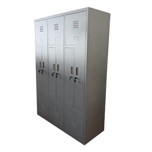 <span class=keywords><strong>Vestiaire</strong></span> <span class=keywords><strong>6</strong></span> portes avec serrures à clé Casier en métal 3X2 Cussets avec portes en Z - Product Image 1