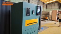 Boîte à colis et boîte aux lettres de jardin extérieure personnalisable, fabriquée dans une usine de Foshan, avec un design verrouillable et étanche.