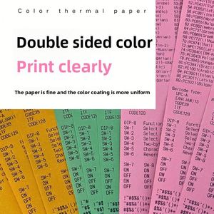 Papel Térmico para Caja Registradora, Colorido, 80X50, Naranja, Impresión Personalizada, Diámetro del Núcleo de 17 mm 5 Rollos/Paquete - Product Image 2