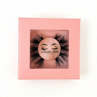 Vente en gros de cils en vison véritable 3D/5D/8D en bande, cils artificiels naturels et volumineux, emballage personnalisé OEM