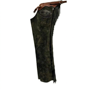 Premium Genuine <b>Leather</b> Full Chaps Western Equestrian Gear Durable & Comfortable Adjustable Fit Handmade for Horse Riding Rodeo - Product Image 1