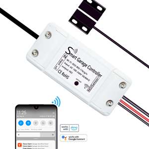 Controlador de Puerta de Garaje Inteligente WiFi Tuya, Sensor ABS, Aplicación Smart Life/Tuya, Control Remoto, Alexa, <span class=keywords><strong>Google</strong></span> <span class=keywords><strong>Home</strong></span>, Sin Necesidad de Hub, Seguridad - Product Image 1