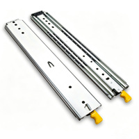 Glissières télescopiques à extension complète de 76 mm à montage latéral et verrouillage, pour tiroirs robustes, boîtes de rangement mobiles pour camions et armoires à équipement