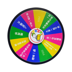 Jeu de roulette en plastique ABS <span class=keywords><strong>personnalisable</strong></span>-Spinner manuel pour tirage au sort, jeux de société et activités de table - Product Image 3