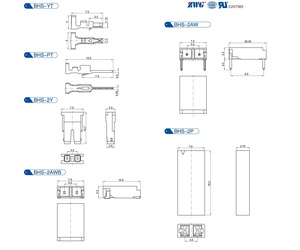 Conector de ángulo recto BHS de 3.5mm con carcasa JST, conectores de cable a cable, suministro de conector de 2 pines - Product Image 4