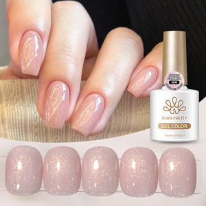 Esmalte de Gel con Brillo Natural Rosa Nude BORN PRETTY, Esmalte de Gel Brillante Elegante Francés UV para Decoración de Uñas, Manicura DIY para Salón - Product Image 2