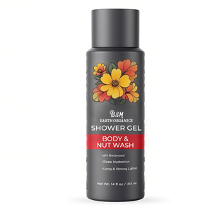 Gel de ducha para lavado de cuerpo Control de aceite de la piel Ingredientes nutritivos hidratantes - Product Image 1