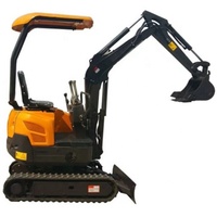 Mini-excavatrice de petite taille 1,8 tonne, excavatrice hydraulique Rhino XN18, pelle de 0,045 m3, poids opérationnel de 1760 kg