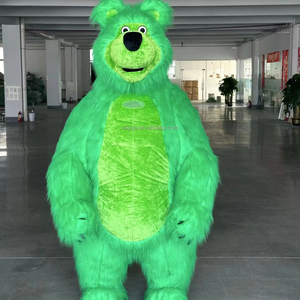Gonflable pour <span class=keywords><strong>Masha</strong></span> Ours Animal Mascotte Costume-saygo Marque Vert/Violet Options Adulte Unisexe Carnaval/Mardi Gras <span class=keywords><strong>Cosplay</strong></span> - Product Image 1