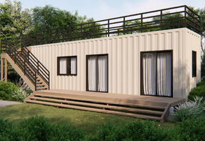 Choyueh แปลนบ้านคอนเทนเนอร์รูปตั<span class=keywords><strong>ว</strong></span> L <span class=keywords><strong>พ</strong></span>ร้อม<span class=keywords><strong>2</strong></span>ห้องนอนและแผ่นโลหะ-36ตร. ม.-290FT2<span class=keywords><strong>พ</strong></span>ร้อมสระว่ายน้ำ - Product Image 3