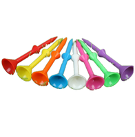 Tees de Golf Coloridos de Primera Calidad, con Control de Altura Profesional, Ligeros y Reutilizables para Entrenamiento de Golf