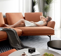 Offre Spéciale : Ensemble de Canapés Modulables en Cuir Multifonctionnels et Modernes, Colorés et Personnalisables, pour Salon de Villa, Rembourrage en Éponge, Idéal pour Salle de Sport