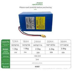 21V/19V/18.5V 電動工具用リチウム電池パック 5シリーズ 大容量 長寿命 中国製 - Product Image 3