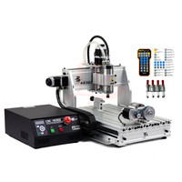 Routeur CNC LY 4030 4 axes Mach3, machine de gravure et de fraisage 1500W, vis à billes, bois/métal, 110V/200V