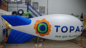 Hot bán quảng cáo không khí Zeppelin Bầu Trời khí cầu ngoài trời LED Helium bóng Inflatable blimp để bán - Product Image 3