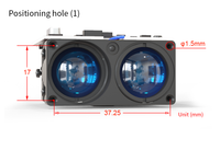 Télémètre laser de défense de qualité supérieure 1,8 Mrad 1200m LRF pour lunette thermique – Précision inaltérable par la température