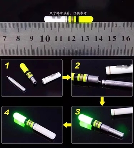 ไฟตกปลาแบบขายส่งปี 2025 พร้อมแบตเตอรี่ ไฟ LED สำหรับตกปลา ไฟแท่งเรืองแสงสำหรับตกปลา อุปกรณ์เสริมสำหรับทุ่นลอยน้ำ - Product Image 6