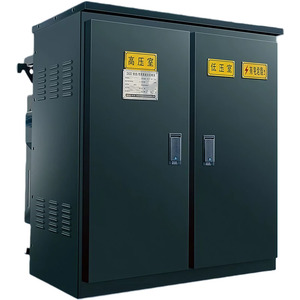 Ensemble complet de transformateur de <span class=keywords><strong>distribution</strong></span> extérieur haute tension personnalisé 30-1600 kVA, boîte électrique de sous-station - Product Image 2