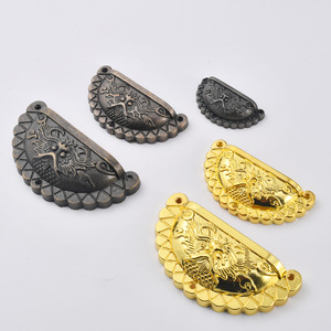 Poignée de meuble antique en forme de coquille, en alliage de zinc, design traditionnel, bouton de meuble durable pour tiroir de cuisine, armoire à pharmacie - Product Image 1