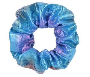 Élastiques à <span class=keywords><strong>cheveux</strong></span> bicolores dégradés réfléchissants effet laser pour femmes et filles, attaches pour queue de cheval, chouchous - Product Image 2