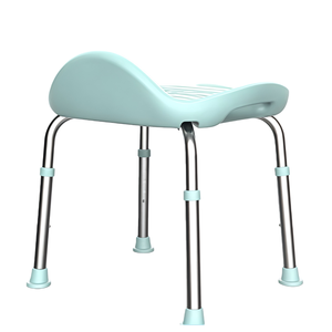 Foldable &amp; Lightweight Modern Aluminum <strong>Shower</strong> <strong>Chair</strong> with Backrest-Safe Bathroom Bathing Solution for Seniors and Family - Product Image 3