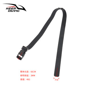 สายรัดมีดดำน้ำแบบยางปรับได้ อุปกรณ์เอาตัวรอดกลางแจ้ง - Product Image 4