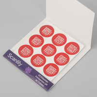 Logotipo impreso personalizado Impresión de datos variables Número de serie Etiquetas de código de barras Pegatinas Número de seguridad aleatorio Hoja de pegatinas de código de barras Qr