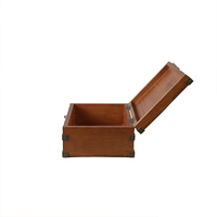 Vente en gros de coffres en bois vintage, boîtes de rangement en bois faites à la main, coffret en bois décoratif personnalisé OEM pour la décoration de la maison