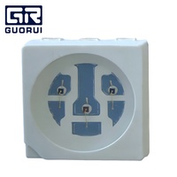Diode LED GUORUI SMD 5050 verte rouge IR 3 en 1 PLCC6 520nm 660nm 850nm pour masque de beauté et physiothérapie